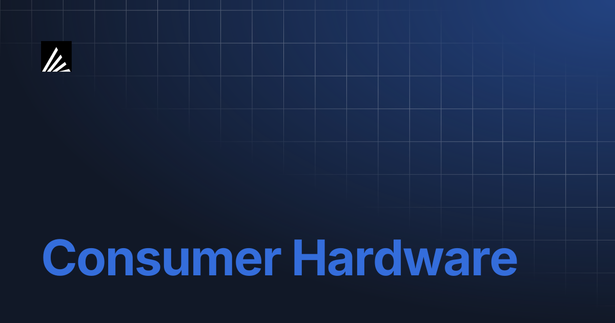 Consumer Hardware | Arcee AI Documentation